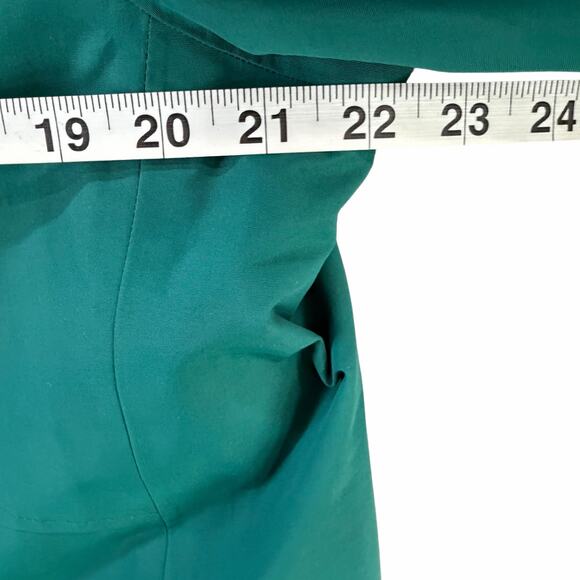 Lands End Squall Raincoat Women L Green Hooded Jacket Waterproof Outdoor Travel - Picture 7 of 16